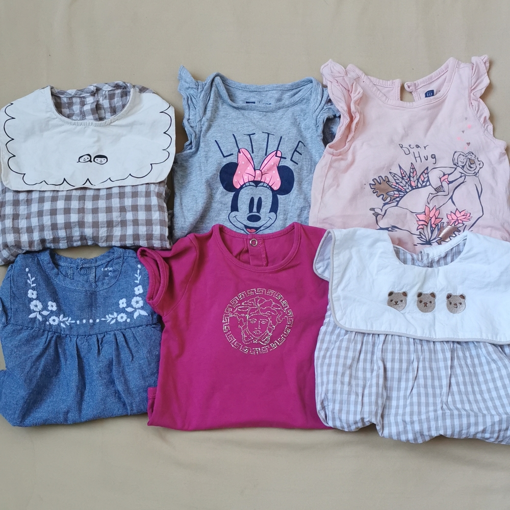 Baby clothes set 6 in total
